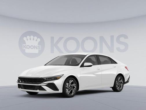 Serenity White 2025 Hyundai ELANTRA SEL
