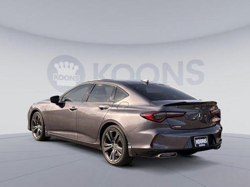 Modern Steel Metallic 2021 Acura TLX A-Spec