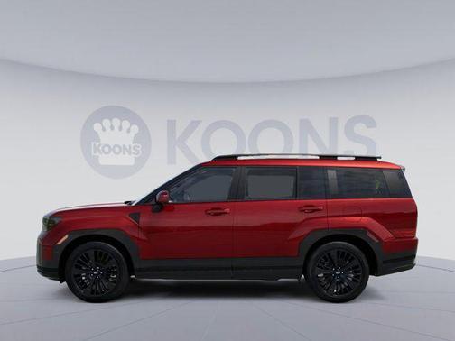 Ultimate Red 2026 Hyundai SANTA FE HEV Calligraphy