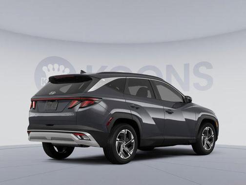 Amazon Gray 2025 Hyundai TUCSON Hybrid Blue