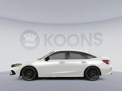 Platinum White Pearl 2024 Honda Civic Sport