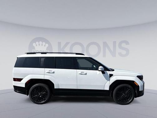 Serenity White 2026 Hyundai SANTA FE HEV Calligraphy
