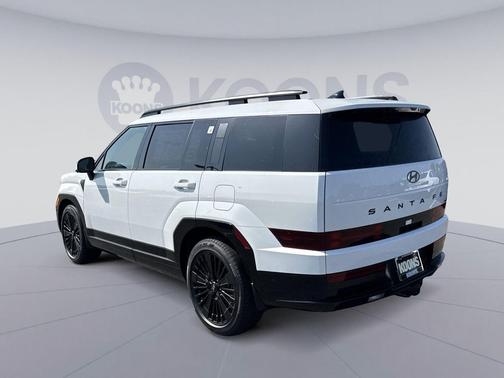 Serenity White 2026 Hyundai SANTA FE HEV Calligraphy