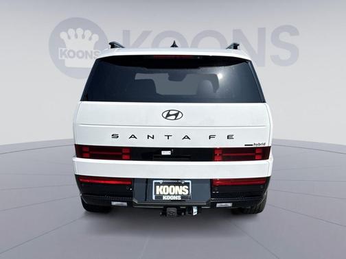 Serenity White 2026 Hyundai SANTA FE HEV Calligraphy