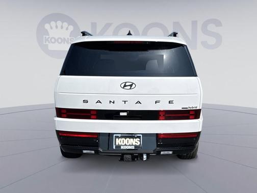 Serenity White 2026 Hyundai SANTA FE HEV Calligraphy