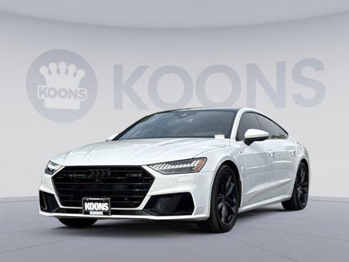 Glacier White Metallic 2021 Audi A7 55 Prestige