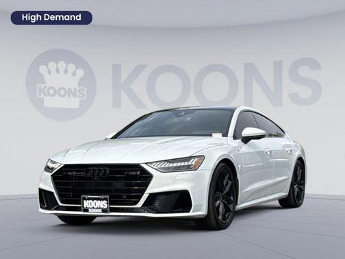 Glacier White Metallic 2021 Audi A7 55 Prestige