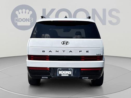 Serenity White 2027 Hyundai SANTA FE HEV Calligraphy