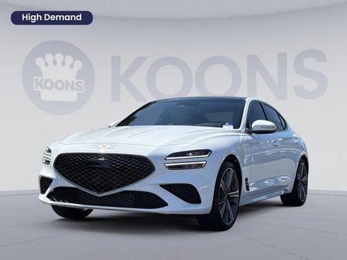 Alta White 2025 Genesis G70 3.3T AWD Sport Advanced