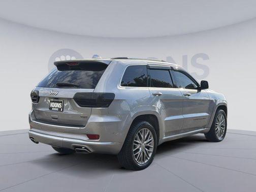 Billet Silver Metallic Clearcoat 2018 Jeep Grand Cherokee Summit