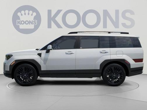 Serenity White 2027 Hyundai SANTA FE HEV Calligraphy