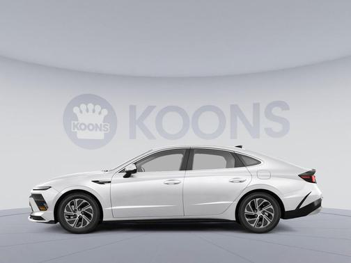 Serenity White 2026 Hyundai SONATA Hybrid Base