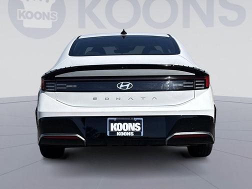 Serenity White 2026 Hyundai SONATA Hybrid Base