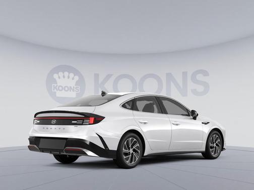 Serenity White 2026 Hyundai SONATA Hybrid Base