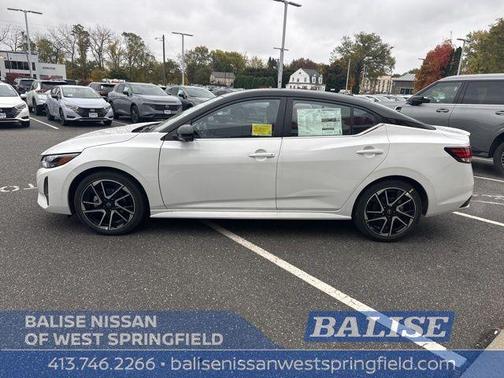 White 2025 Nissan Sentra SR