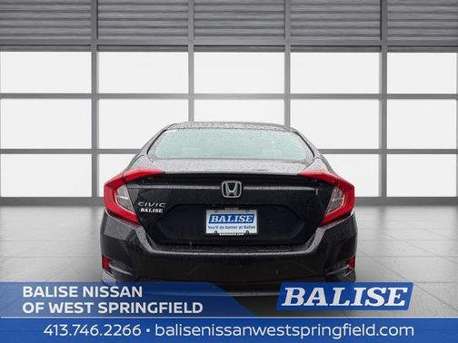Black 2017 Honda Civic LX