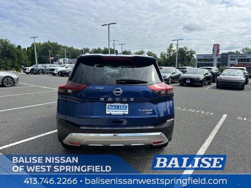 Caspian Blue 2023 Nissan Rogue Platinum