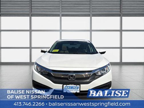 White 2017 Honda Civic EX