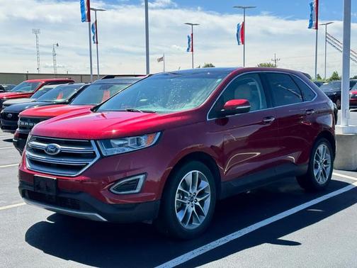 RUBY RED METALLIC TINTED CC 2018 Ford Edge TITANIUM