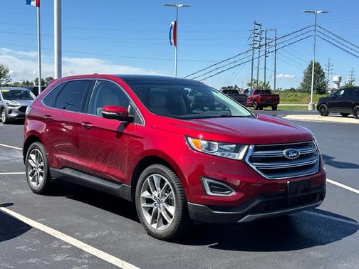 RUBY RED METALLIC TINTED CC 2018 Ford Edge TITANIUM