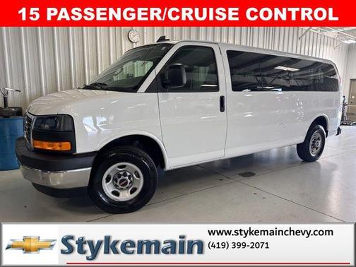 Summit White 2025 GMC Savana 3500 RWD 3500 Extended Wheelbase LT