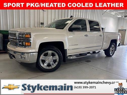 White Diamond Tricoat 2015 Chevrolet Silverado 1500 LTZ