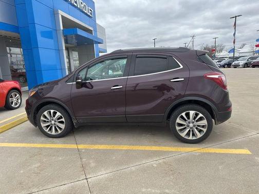 Black Cherry Metallic 2018 Buick Encore Preferred
