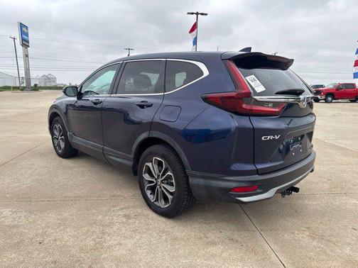 Aegean Blue Metallic 2020 Honda CR-V AWD EX