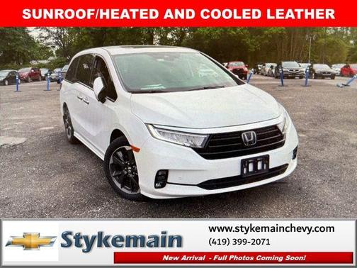 Platinum White Pearl 2022 Honda Odyssey Elite