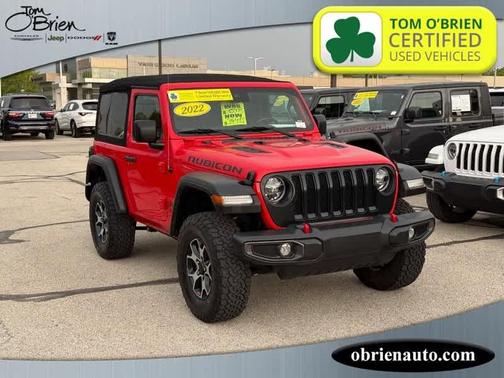 Firecracker Red Clearcoat 2022 Jeep Wrangler Rubicon