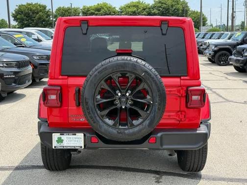 Firecracker Red Clearcoat 2025 Jeep Wrangler 4xe Sahara