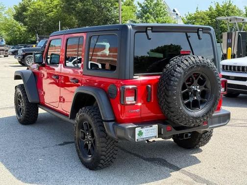 Firecracker Red Clearcoat 2025 Jeep Wrangler 4xe Sport