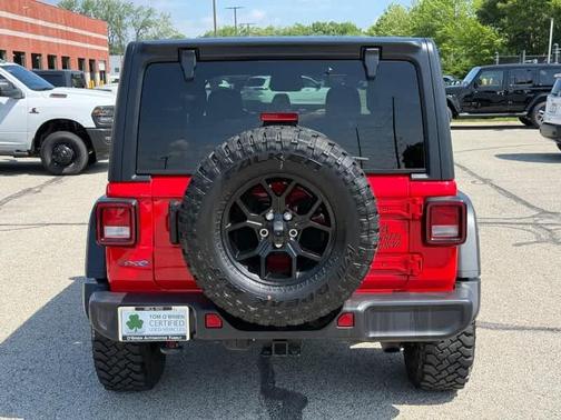 Firecracker Red Clearcoat 2025 Jeep Wrangler 4xe Sport
