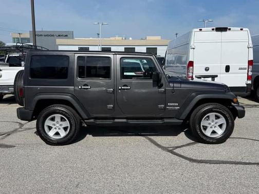 Granite Crystal Clearcoat Metallic 2018 Jeep Wrangler JK Unlimited Sport