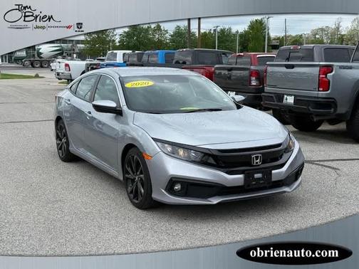 Lunar Silver Metallic 2020 Honda Civic Sport