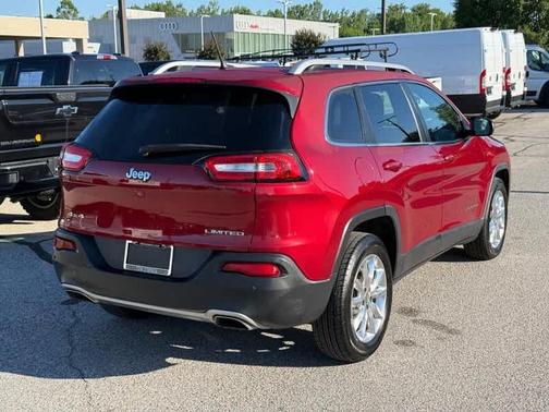 Deep Cherry Red Crystal Pearlcoat 2015 Jeep Cherokee Limited