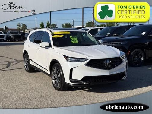 Platinum White Pearl 2025 Acura MDX Technology Package