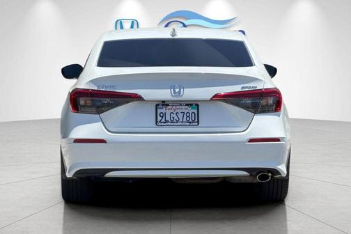 Platinum White Pearl 2024 Honda Civic Sport