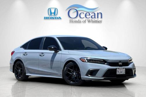 Sonic Gray Pearl 2024 Honda Civic Sport