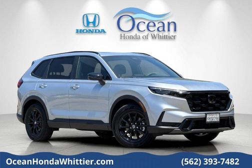 Solar Silver Metallic 2026 Honda CR-V Hybrid Sport