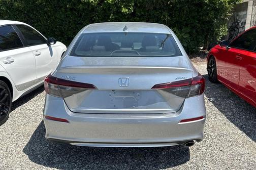 Solar Silver Metallic 2025 Honda Civic Sport