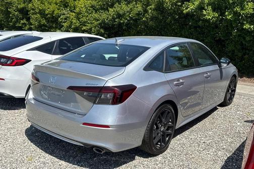 Solar Silver Metallic 2025 Honda Civic Sport