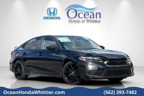 Crystal Black Pearl 2022 Honda Civic Sport