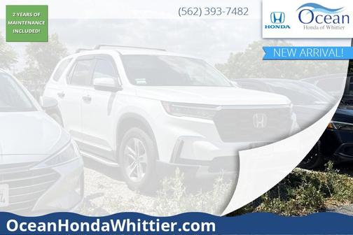 Platinum White Pearl 2024 Honda Pilot EX-L
