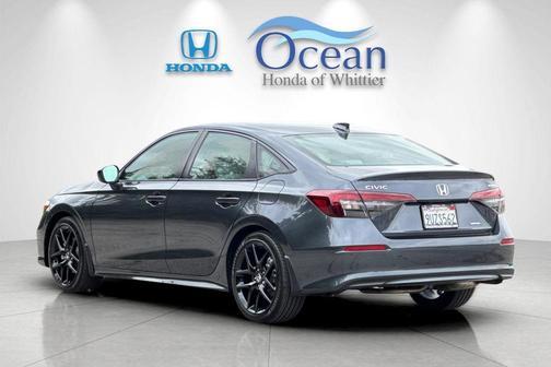 Meteorite Gray Metallic 2025 Honda Civic Hybrid