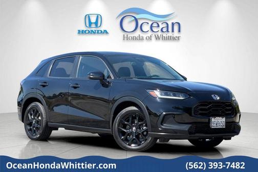 Crystal Black Pearl 2024 Honda HR-V Sport