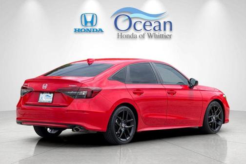 Rallye Red 2025 Honda Civic Sport