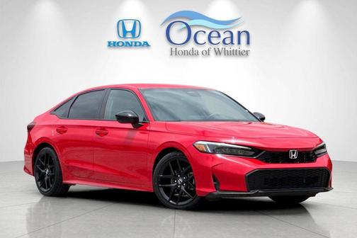 Rallye Red 2025 Honda Civic Sport