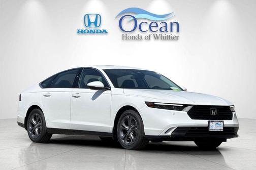 Platinum White Pearl 2026 Honda Accord Hybrid EX-L