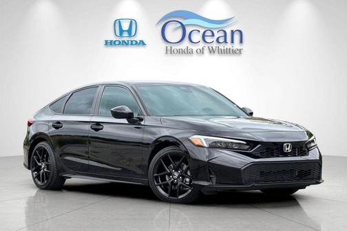Crystal Black Pearl 2025 Honda Civic Sport
